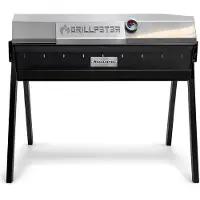 Grillpeter Mangal Altan 90 Schaschlikgrill 3mm Stahl mit Edelstahldeckel