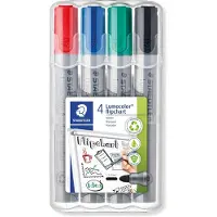 Staedtler 356 WP4, 4 Stück(e), Schwarz, Blau, Grün, Rot, Grau, Polypropylen (PP), 2 mm