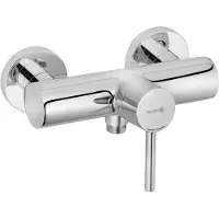 Kludi BOZZ Brause-Einhandmischer, Wandmontage, 388310576, Farbe: Chrom