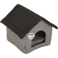 Dynamic24 Hundehütte Hütte Haus Haustier Höhle Katzen Bett Katzenhöhle Hundekorb Hundebett