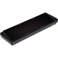 Alphacool 14230, Heizkörper, Messing, Stahl, Schwarz, 124 mm, 413 mm, 30 mm