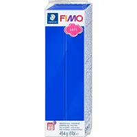 Staedtler FIMO soft 8021 ofenhärtende Modelliermasse Einzelprodukt, 454g, brillantblau
