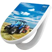 Banjado WC Sitz mit Absenkautomatik D Form Motiv Traktor [TDW3 10128]