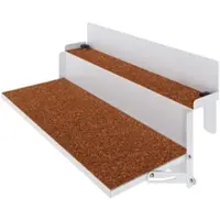 Letti Balkontisch – hängend – LEVIRA – Modell 64 – Metall – Weiß – 64x35x29 cm