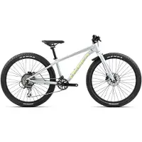 Orbea MX 24 Team Disc 2025 - Halo Silver - Spicy Lime (Matt)