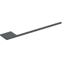Geberit Handtuchhalter für Badezimmermöbel, Breite 40cm, 503.012.JK.1, Farbe: lava / pulverbeschichtet matt
