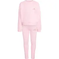 Adidas Set - Sweatshirt/Leggings - Clear Pink/Multic - - 5 Jahre (110) - Sweatsets