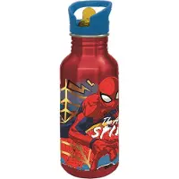 Spiderman Marvel Spider-Man Aluminium Trinkflasche 545ml, Rot