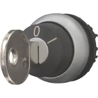 Eaton M22-WS-MS2, Schlüsselschalter, Kunststoff, Schwarz, Silber, IP66, 29,7 mm, 39,6 mm