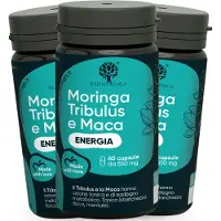 RedMoringa Tribulus 90% Saponinen, Maca & BIO Moringa 180 Kapseln 3 St Oblatenkapseln