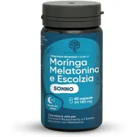 RedMoringa Melatonin, Escolzia, Griffonia & Bio Moringa 60 Kapseln 50 g