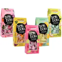FRUNIX Fruchtzauber-Mix - 5 fructosefreie Fruchtsorten im Set 450 g Bonbons