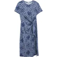 s.Oliver Jerseykleid in Midilänge mit Knotendetail
