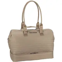 Travelite Reisetasche mit Laptopfach Barbara Stepp Weekender Satin Nude beige