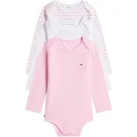 Tommy Hilfiger Babybody-Set 3 Pack Seasonal Body Ls Giftbox KN0KN02254 Hellrosa