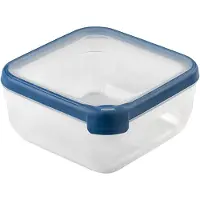 Curver Grand Chef Vershoudbak Vierkant 2.5L Transparant/Donkerblauw
