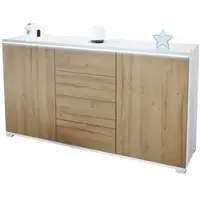 Vladon SIDEBOARD Faro Eiche Natur