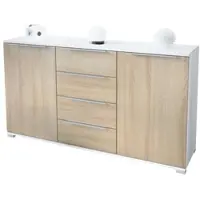 Vladon SIDEBOARD Linio Eiche sägerau