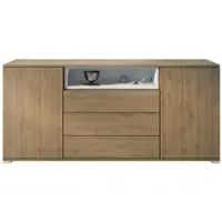 Vladon SIDEBOARD Skadu Weiß matt