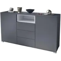 Vladon SIDEBOARD Skadu Weiß matt