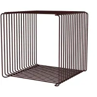 Montana - Panton Wire Regal / Beistelltisch 34,8 cm, schwarz-rot