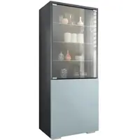 Vladon VITRINE Granada Denim matt