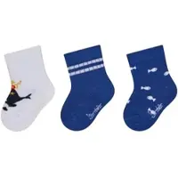 Sterntaler Baby Socken 3er-Pack Wal in weiß | Gr.: 16