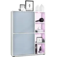 Vladon HIGHBOARD Cuba Türen in Denim matt
