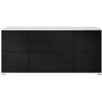Vladon SIDEBOARD Rova Schwarz matt