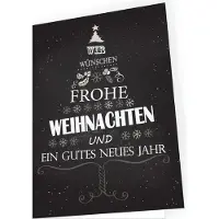 Seelenzauber GmbH Weihnachtskarte Weihnachtsbaum mit passendem Umschlag 10x Karte 10x Umschlag