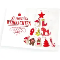 Seelenzauber GmbH Weihnachtskarte Weihnachtsbaum mit passendem Umschlag 10x Karte 10x Umschlag
