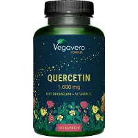Vegavero Quercetin Komplex | 120 Kapseln | mit Bromelain & Vitamin C | vegan