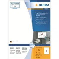 Herma ablösbare Etiketten Nr. 10315 auf DIN A4-Blättern, 100 Etiketten, 100 Bogen