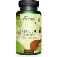 Vegavero Hericium Extrakt | 60 Kapseln | mit 50% Polysacchariden | vegan