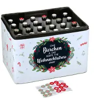 Herz&Heim Bierkastenbanderole als Adventskalender "One Bierchen a day keeps the Weihnachtsstress away"