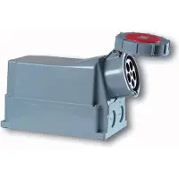 PC Electric CEE Wandsteckdose, 125A, 5p, 6h, IP67, 1 Stk.