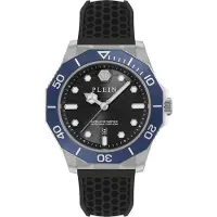 Philipp Plein Armbanduhr Uni Aquastorm Schwarz Silber PW2GA0126