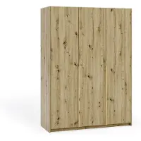 Margaret Hadas24 Kleiderschrank APOLLONIA ohne Spiegel, Drehtürenschrank, moderner, Schrank, viel Stauraum150 x 204cm (artisan, goldene Griffe)