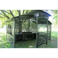 Lyr24 Außenküche – Luxus-Gartenpavillon Zeus in Schwarz