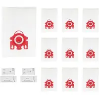 INF Miele FJM Staubsaugerbeutel, AirClean 3D Staubbeutel-Ersatz (10+2er-Pack)