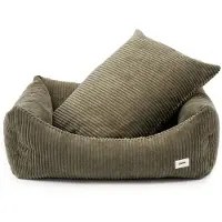 CAFIDE Snozy Hundebett Cord Grün S, 56 x 50 x 18 cm