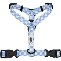 CAFIDE Juno Hundegeschirr Vichy Blau S, verstellbar