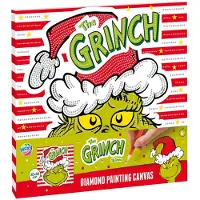 Creative Craft Lab Diamantmalerei-Leinwand „Der Grinch“ – 30 x 30 cm