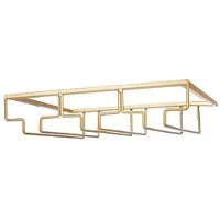 Typecat 3 Reihen Weinglas Rack Unter Schrank Stemware Halter Eisen Weinglas Organizer GläSer AufbewahrungsbüGel für Bar KüChe