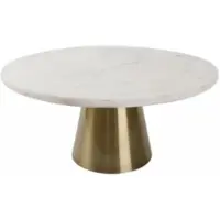 Salt & pepper Tortenplatte Glint White / Gold 30 x 14 cm