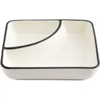 Salt & pepper Servierschale Nero White 14,5 cm
