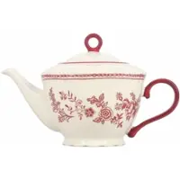 Salt & pepper Teekanne Cyril Ivory / Burgundy 920 ml