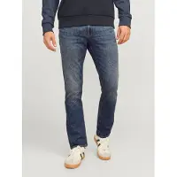 Jack & Jones Regular-fit-Jeans "JJICLARK im Used-Look, Stretchkomfort und niedrige Leibhöhe" Baumwollmischung, regular fit