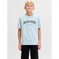 Jack & Jones T-Shirt - Noos - JjeCaleb - Celestial Blue - - 12 Jahre (152) - T-Shirts