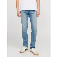 Jack & Jones Slim-fit-Jeans "JJIGLENN – Jeans mit Stretch, niedriger Leibhöhe und Taschen" Baumwollmischung, slim fit